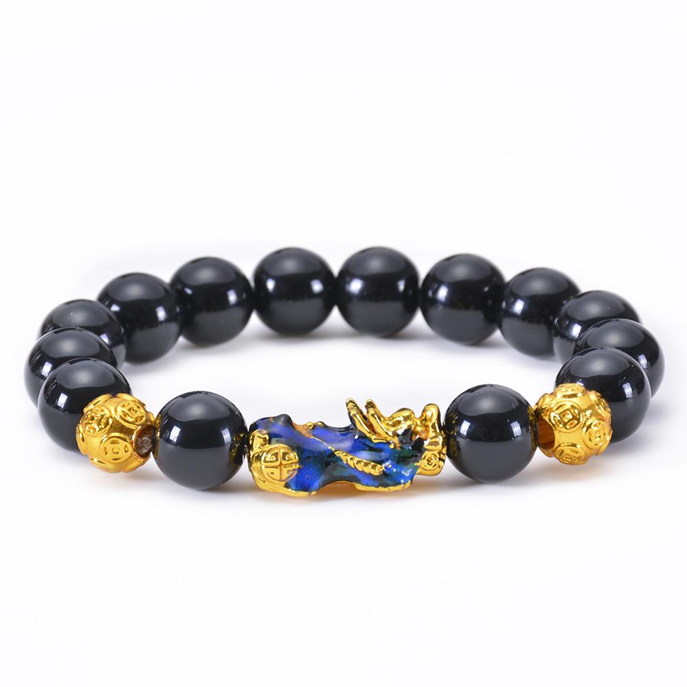 

JYL TS Bracelet Lion/Owl Prayer Bead Style Brings Courage & Wisdom Pixiu вишня