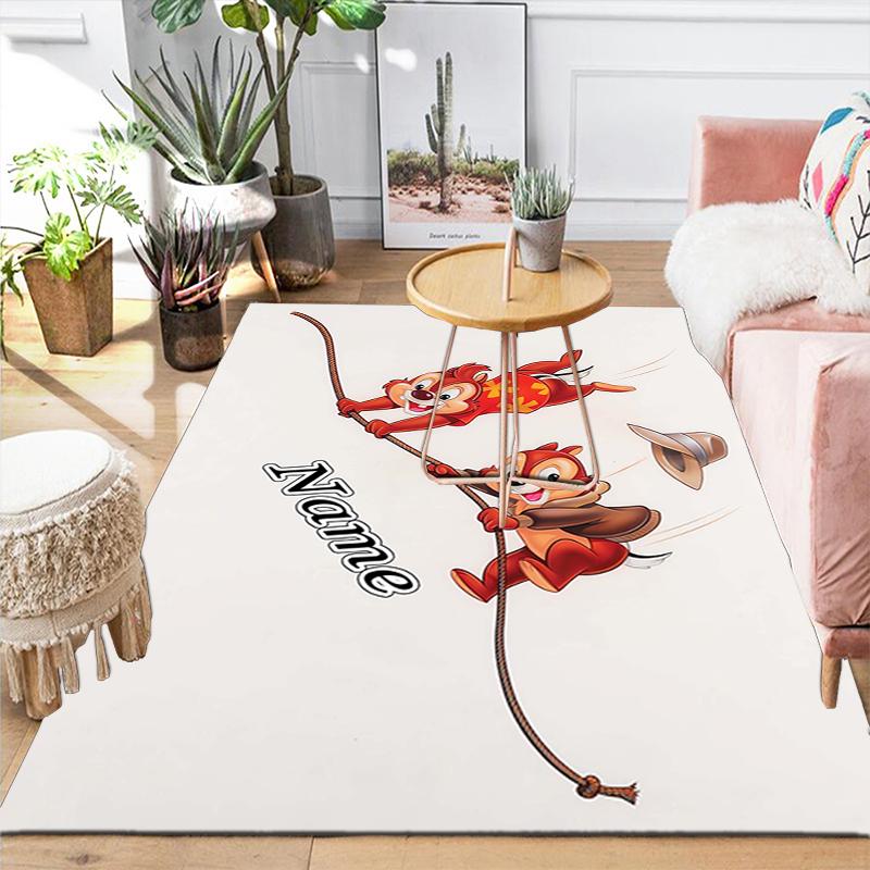 Custom 1Pc Chip Dale'S Festive Fun Rug Office Carpet Indoor Outdoor Entrance Doormat Nonslip Soft And Comfortable Living Room D91613
