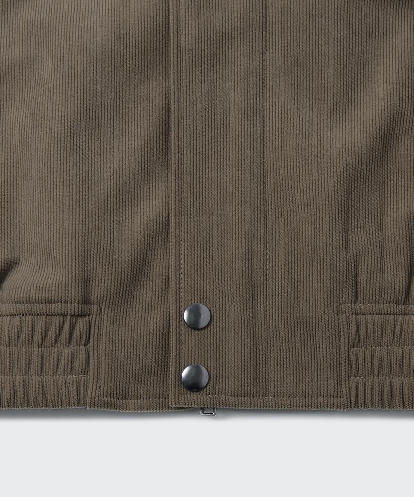 Musinsa Standard 14W Corduroy Minimal Blouson Jacket [Taupe Beige]