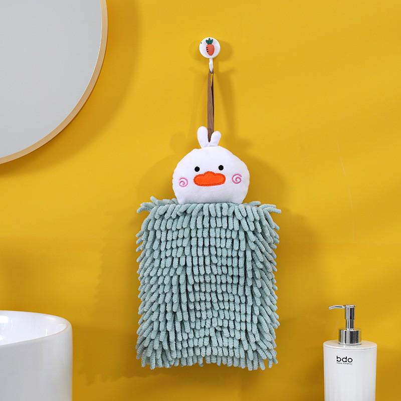 Chenille Fruit Hand Towel: Absorbent, Quick-Dry, Creative Kitchen Hanging Wipe