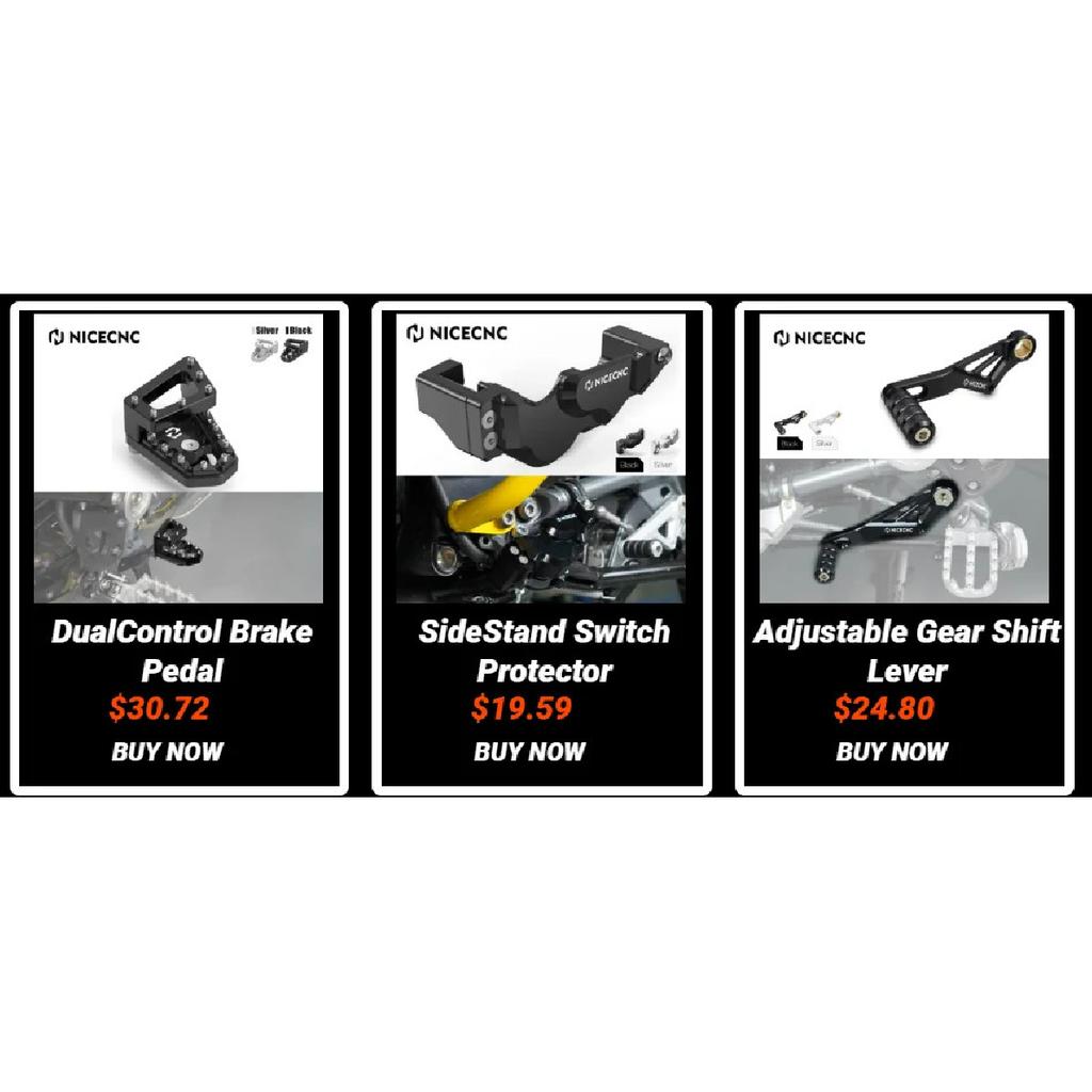 For BMW R1250GS 2018 2019 2020 2021 2022 2023 DualControl Rear Brake Lever Pedal Step Tip Plate Extender R 1250 GS R 1250GS