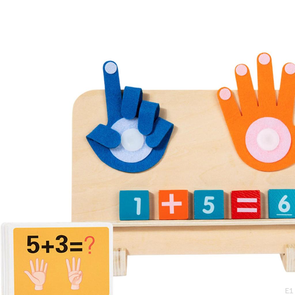 Çocuklar Parmak Sayıları Sayma Oyuncak Matematik Oyunu Erkek Kızlar için, Pratik, Hediyeler Manipülatifler