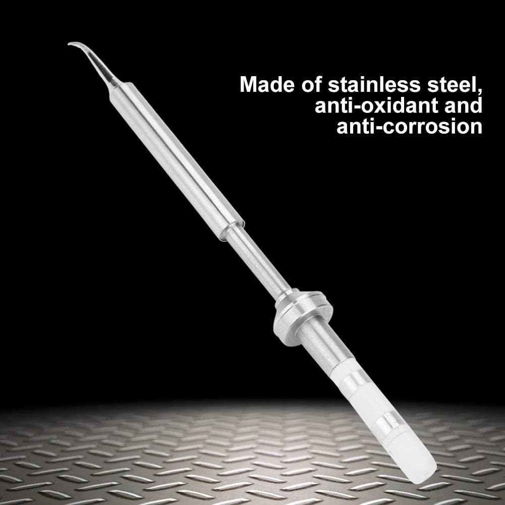 Stainless Steel Soldering Iron Tips Mini Pen Type Soldering Iron Replacement Tips for TS100 Soldering Iron(TS100-JL02)