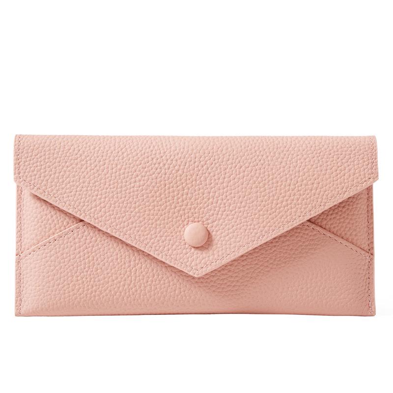 

Genuine Leather Women s Thin Envelope Clutch & Phone Holder