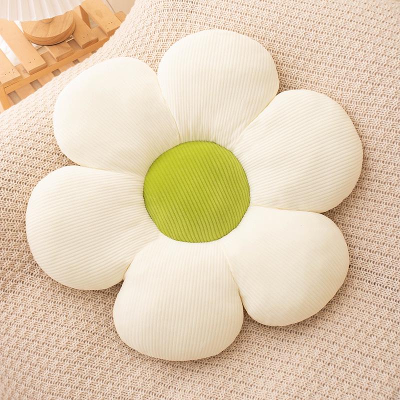 Petal Daisy Cushion: Sunflower Pillow for Office Chairs, Floors & Futons