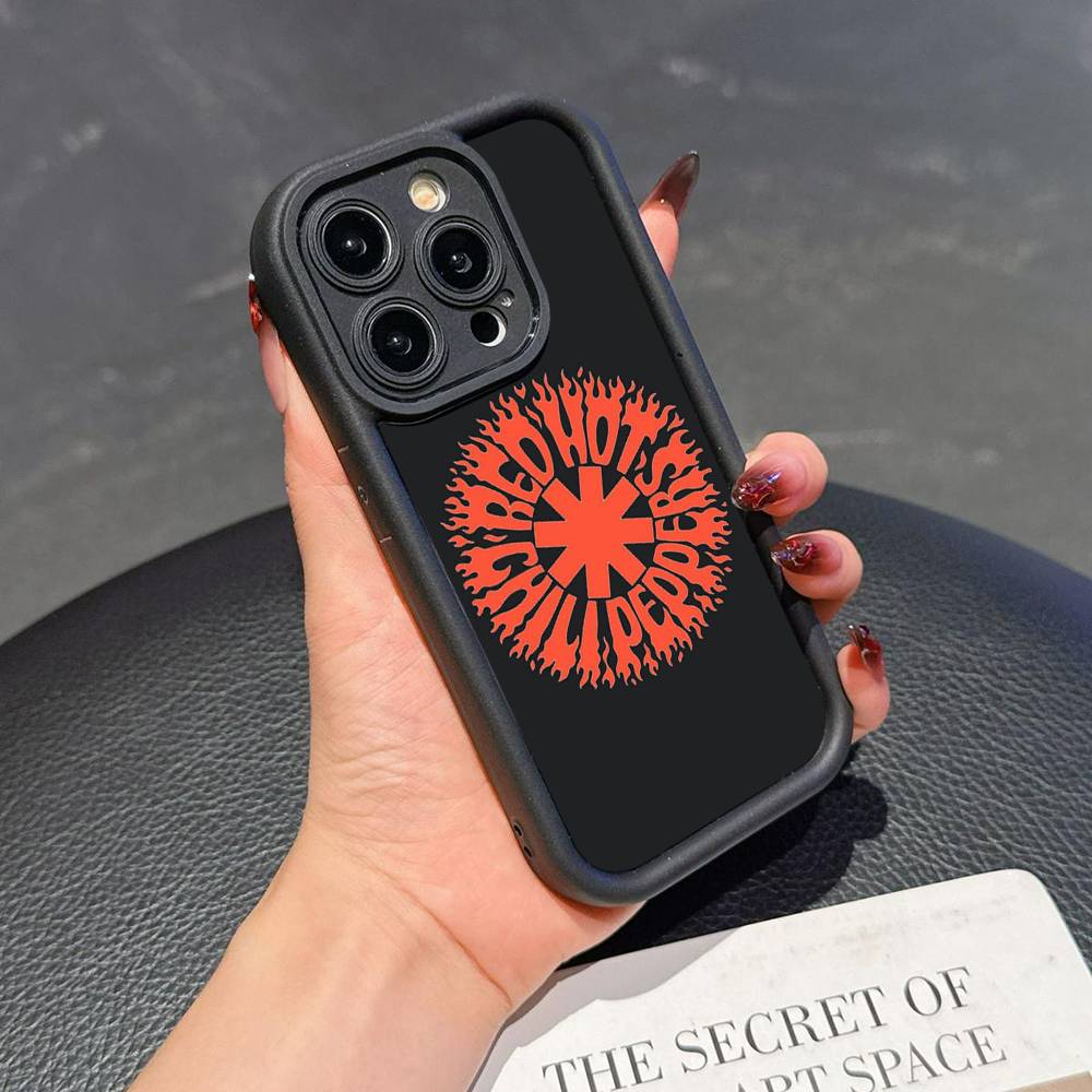 

R-Red Hot Chili Peppers Phone Case For Iphone 11 12 13 14 15 16 17 Pro Max Mini Plus Soft TPU Back Cover iPhone 13pro max