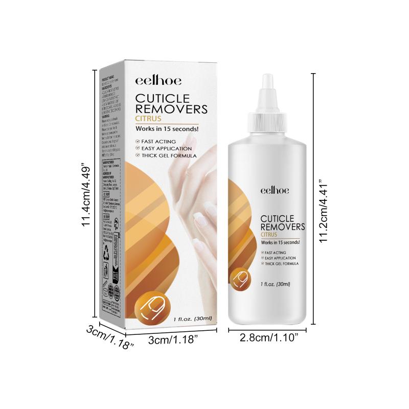 30Ml Nail Cuticle Remover Gel  15 Seconds Cuticle Softener Gel Moisturizing For Damaged Skin And Thin Nails Repair Gel