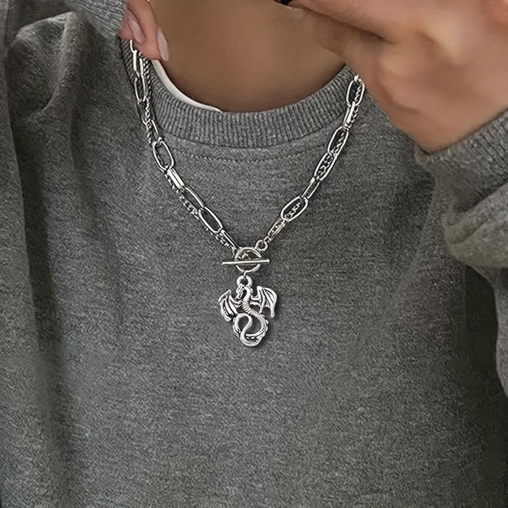 10/20/40pcs Creative Flying Dragon Shape Ancient Silver Ancient Blue Dragon Shape Pendant Alloy Pendant Versatile Personalized Animal Accessories