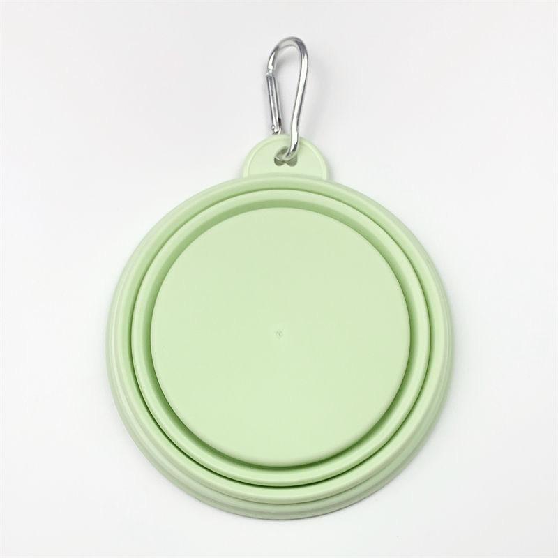 Macaron Folding Bowl For Dogs Going Out Portable Folding Bowl Pets Eating Bowl Outdoor Drinking Bowl Drinking Water