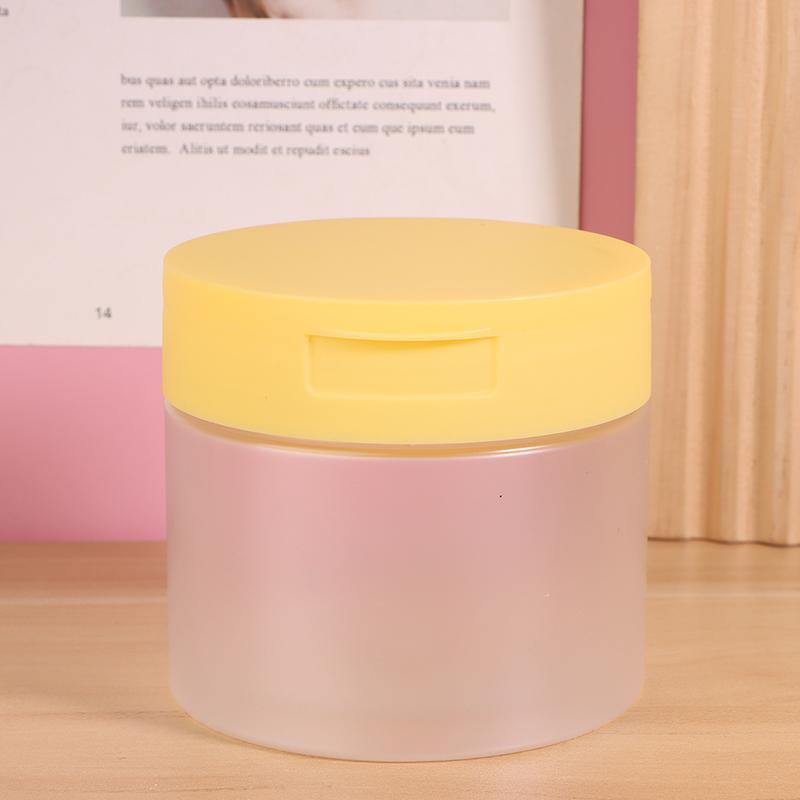 250/300/350 Ml Makeup Remover Cotton Cream Jar Lid Body Lotion Scrub Jar Cosmetic Container Travel Portable Bottle With Tweezers