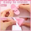 1pair Silicone Cats Ear Headphone Covers Compatible for Most Over Ear Headsets Lightweight Decors Universal Fit