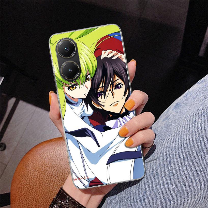 Code Geass Anime Phone Case For Xiaomi Poco X7 X6 X5 Pro F7 Ultra Redmi 15C 15 13C 13 12C 12 10 10A 10C 9 9A 9C 9T Cover Poco X7