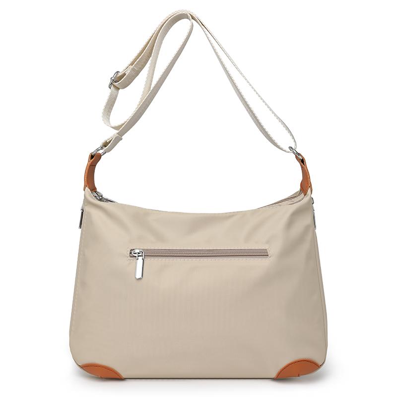 Geantă ușoară din pânză de nailon impermeabilă de mare capacitate pentru femei, geantă de umăr, geantă crossbody, geantă pentru mamă