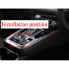 Right Hand Drive Handbrake Parking Brake AUTO HOLD & Multimedia Button Cover Frame Trim Sticker For Mazda 3 CX-3 CX-4 CX-5