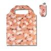 Printed Polyester Storage Bag Fashion Recycled Travel Foldable Reusable Creative Folding Eco-Friendly Shopping Bag Color Random