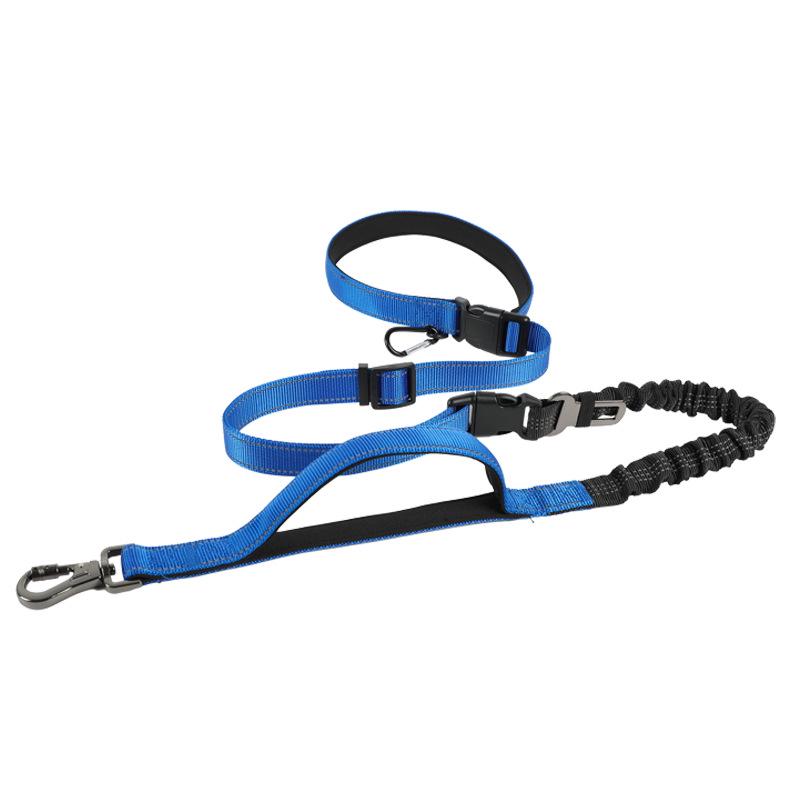 

Anti-Pull Multi-Functional Hands-Free Dog Leash for Large Dogs - Ideal for Walking, Running, and More 140cm-195cm синій