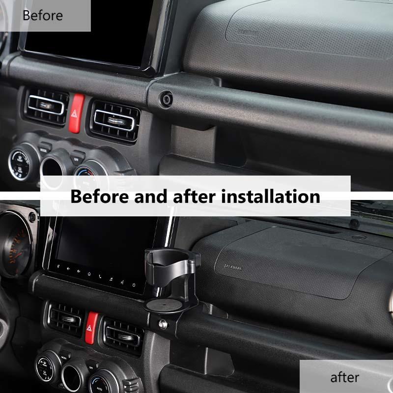 Multi-Functional Water Cup Holder Bracket Rack Support For Suzuki Jimny 2019 Interior Accessories
