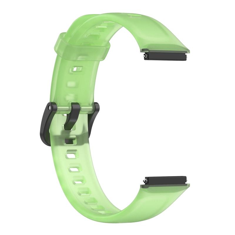 Schnellverschluss Smartband Ersatzband Durchscheinendes Silikon Armband Armreif für Huaweiband 7 Weiches Armband 1 Stück