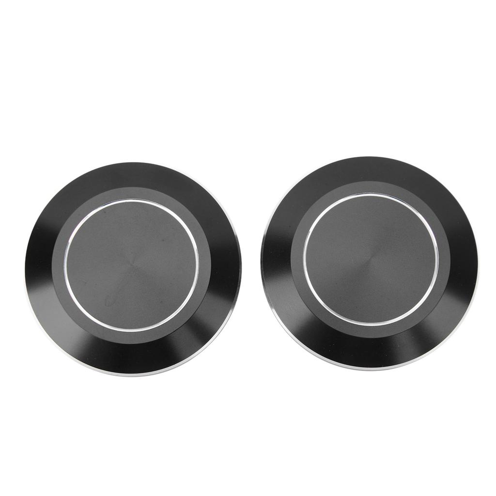 2pcs Motorcycle Frame Hole Cap CNC Aluminum Dustproof Frame Hole Plugs for CMX1100 Black