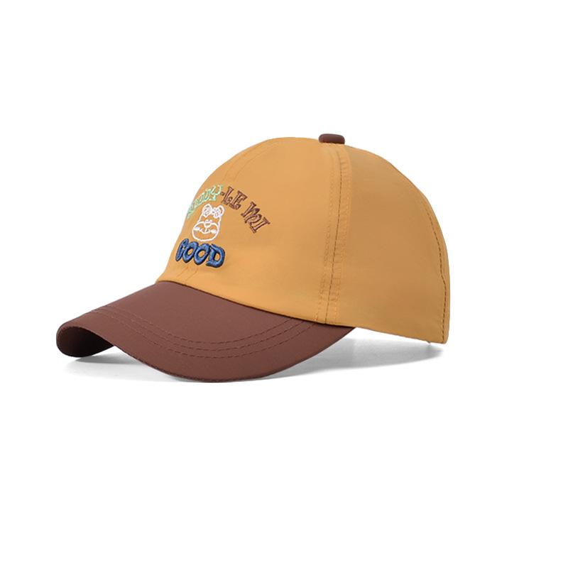 Kinderhut Mode Kappe Farblich passend Stickerei Cartoon Baseballkappe Jungen und Mädchen Outdoor Schatten Sonnenschutz Hut
