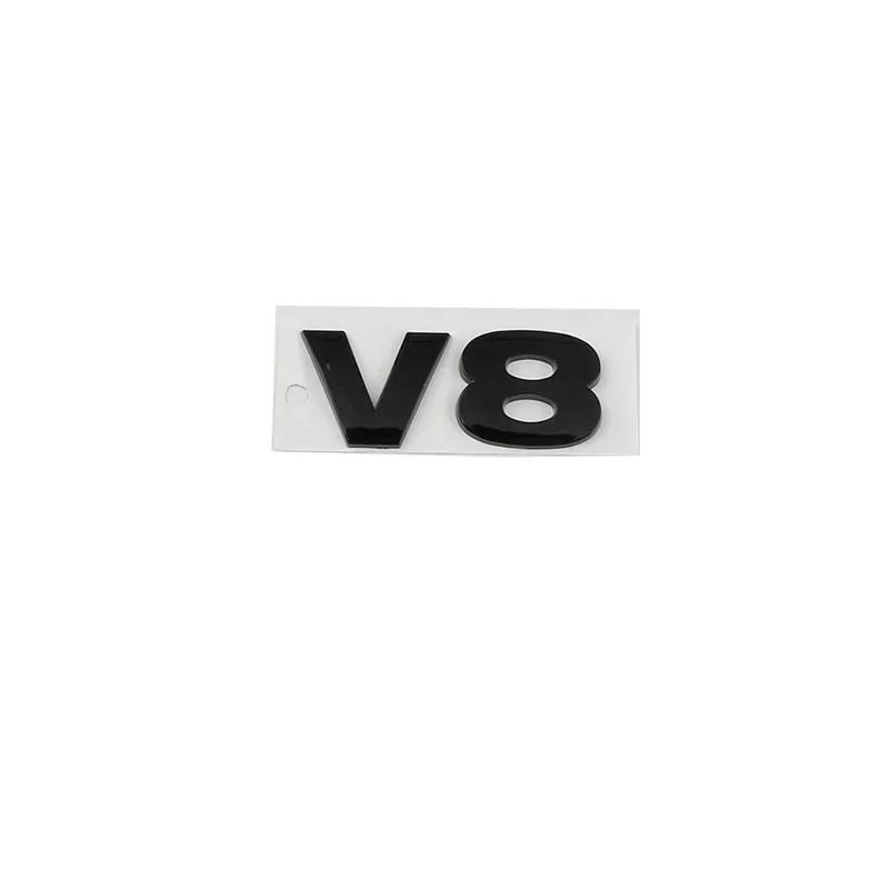 3D ABS HSE V8 Letters Rear Trunk Fender Badge Emblem Decals Sticker For Land Range Rover Sport Vogue Discovery 4 Car Accessories
