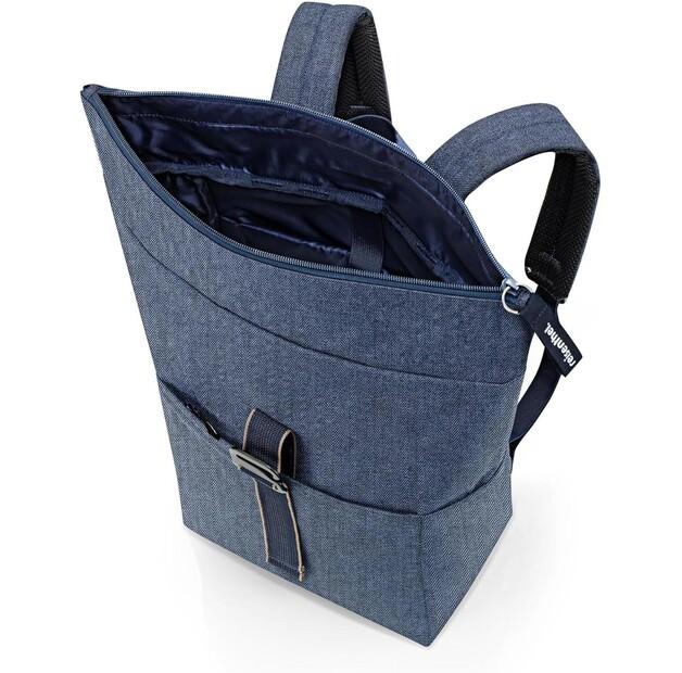 Backpack Reisenthel Rolltop Herringbone Dark Blue (EK4113)