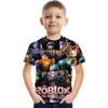 Roblox kid T shirt Boys Game Sports T-shirt Child Cartoon Short sleeve top 3D Print Casual Street Harajuku Clothes Children's clothing