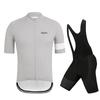 Mens Cycling Jersey Set Breathable Short Sleeve Road Mountain Bike Apparel Sportswear