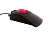 Glow USB Wired Ergonomic Backlit Ambidextrous High Performance Laser Trackball Made In the USA CST2545-5W (GL) (L-Trac Red) 5-Button (Black) -