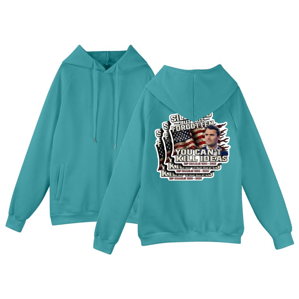 Men's Raglan Long Sleeve Hooded Sweatshirt