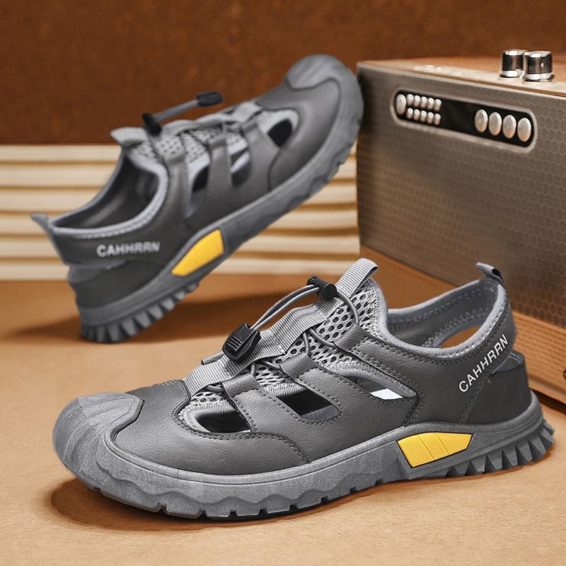 Fashion CYYTL Mens Sandals Casual Shoes Beach Summer Sneakers Outdoor Walking Comfort Luxury Designer Leather Fashion Breathable Sport