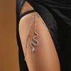 1 Women's European And American Trendy Multi-layer Chain Tassel Elastic Rope Thigh Chain Nightclub holiday Party Gift-4040
