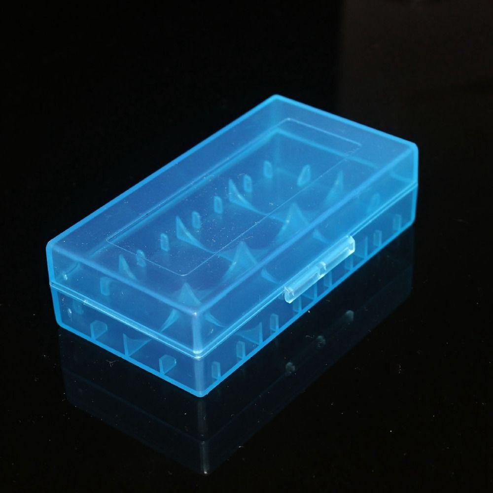 

4 батареї типу AA AA 18650, пластиковий тримач для батарей, корпус для зберігання батарей, тримач для батарей 18350 синій