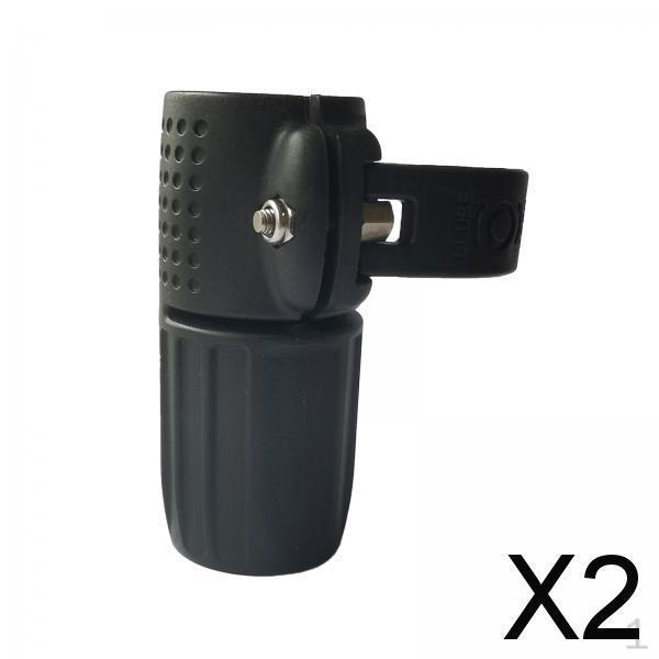 2x Kayak Paddles Clamp Buckle PVC Surf Paddle Lock for Kayaking Canoeing