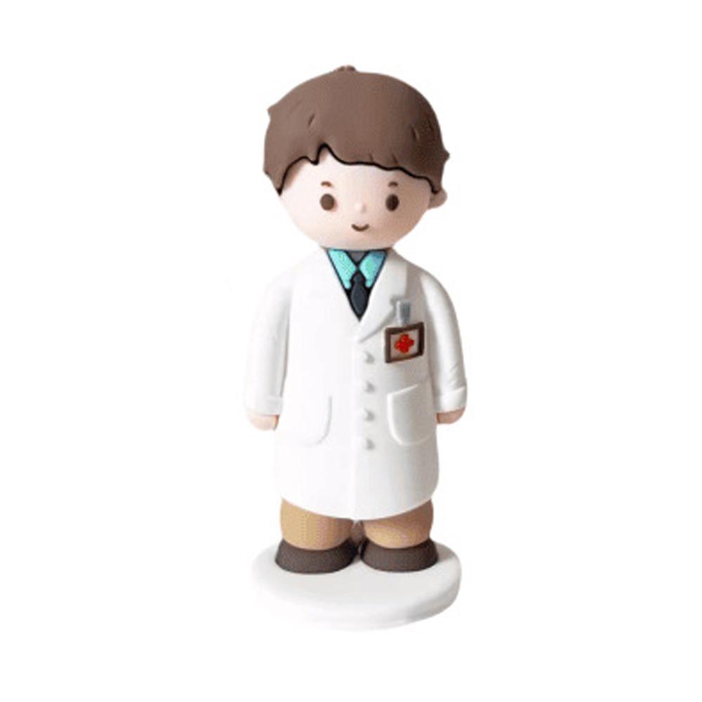 DlY Doctor Garage Kit Cartoon Nurse Cake Ornaments Exquisite Doctor Nurse Model Statue  Home Decor
