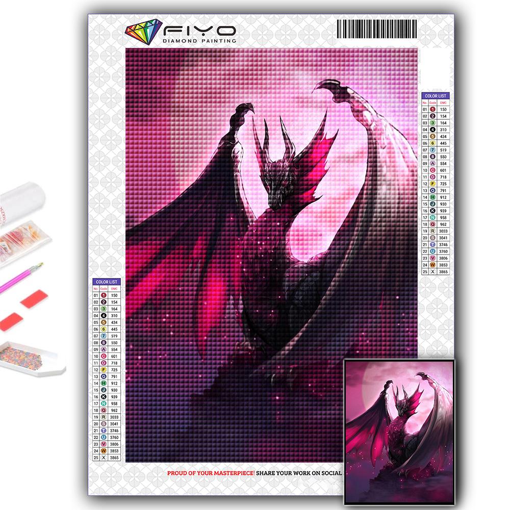 Cross Stitch Kit DIY Diamond Embroidery European Dragon Diamond Painting Home Decor