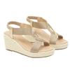 New Summer Trendy Espadrille Platform Wedges Women Sandals Chunky Platform Leisure Women Shoes Sandals Big Size 43