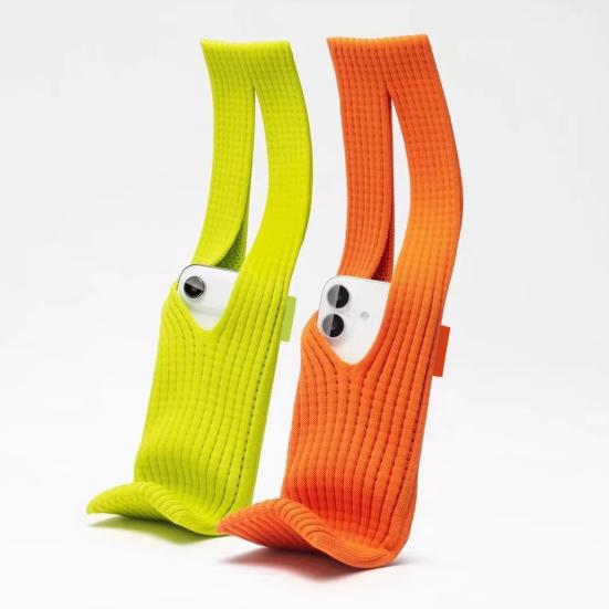 Gestrickte Handyhülle Dehnbare Handytasche Universelle Handyhülle Umhängetasche für Männer Frauen