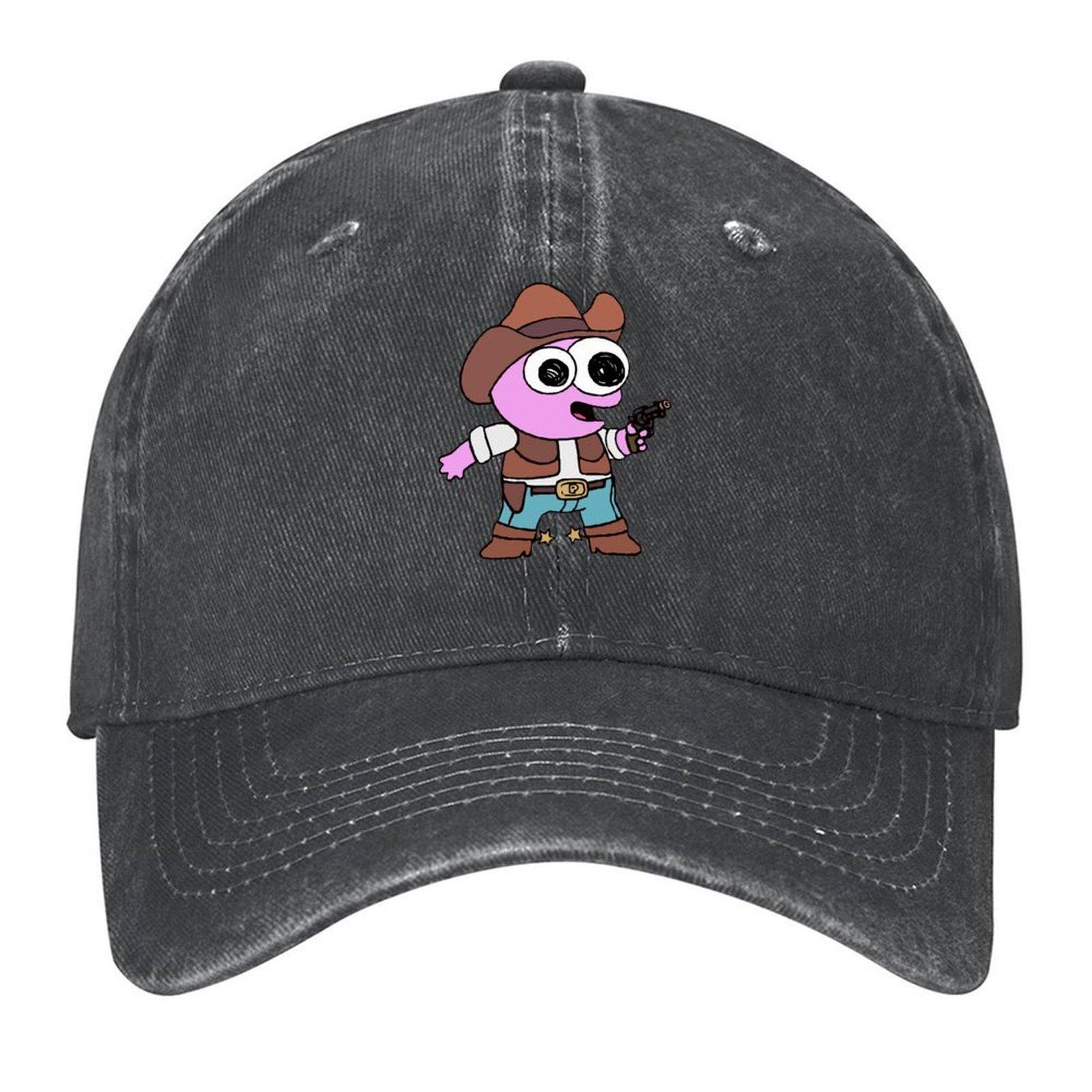 Smiling Friends Cowboy Pim Adult Swim Baseball Cap Custom Cap Winter Hat Foam Party Hat Wild Ball Hat Unisexs Tennis Womens