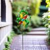 Iron Metal Windmill Sculpture Removable Wind Collectors Rotator Gardening Plug Pinwheel  Yard