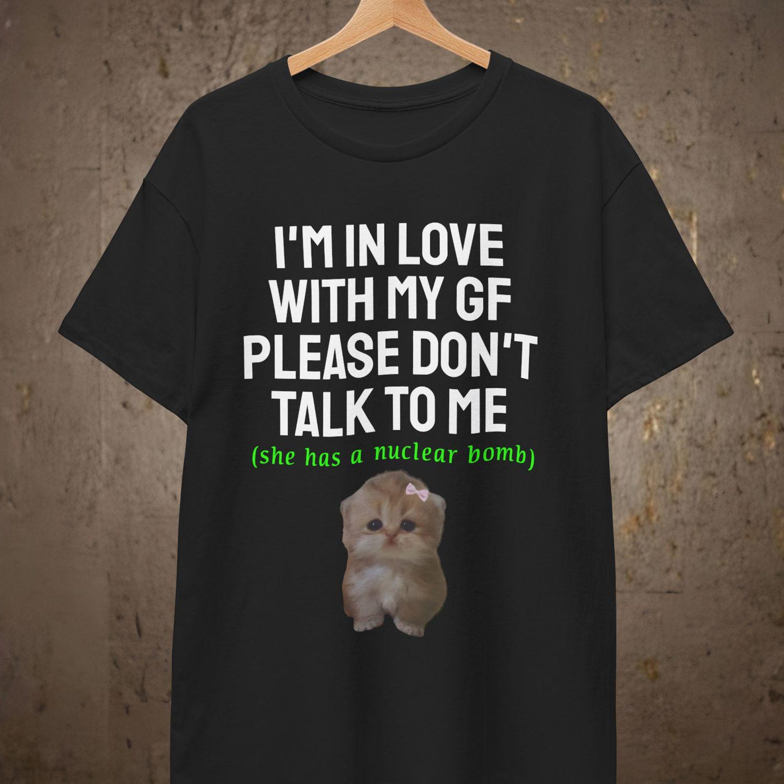 Funny bf/gf T shirt | I m in love with my girlfriend S