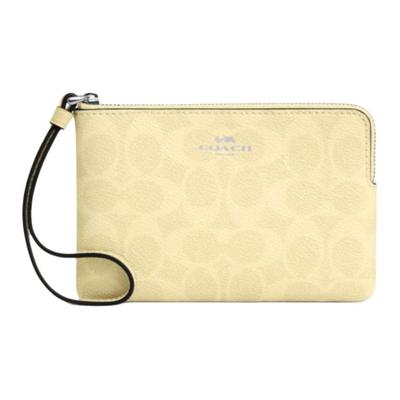 16 Classic Brand Logo Faux Leather Clutch Small Women Clutch Hay CAQ75-SVMN0