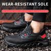 Breathable Lightweight Men Work Safety Shoes Indestructible Work Sneakers Anti-smash Puncture Resistant Steel Toe Safety Boots