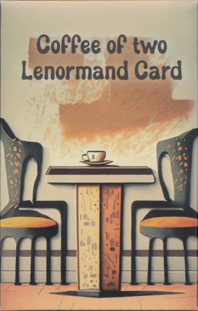 Coffee of Two Lenormand Cards Dragon Flower Divination 36 Cards [Authentic]