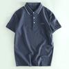 Counter Genuine Goods Men's Short sleeve T-shirt Business Casual Lapel T-shirt 2025 Summer New Fashion All-Matching Top