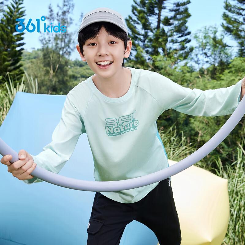 361° Kids  Unisex Sporty Long-Sleeve Knit Shirt 130