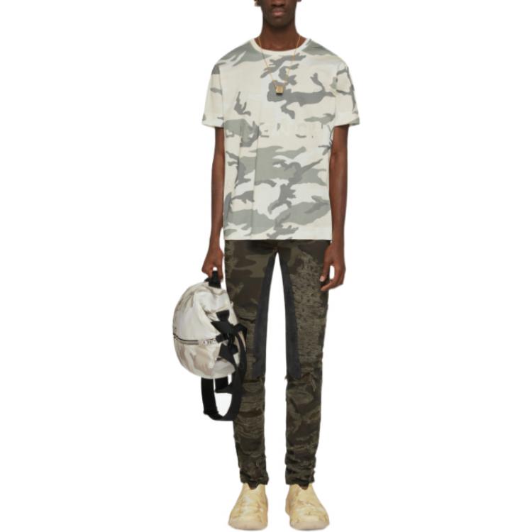 Givenchy 4G Camo Jersey T Shirt BM71D730W0-274