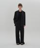 JUN BY JUN K Classic Strap Pants_Black