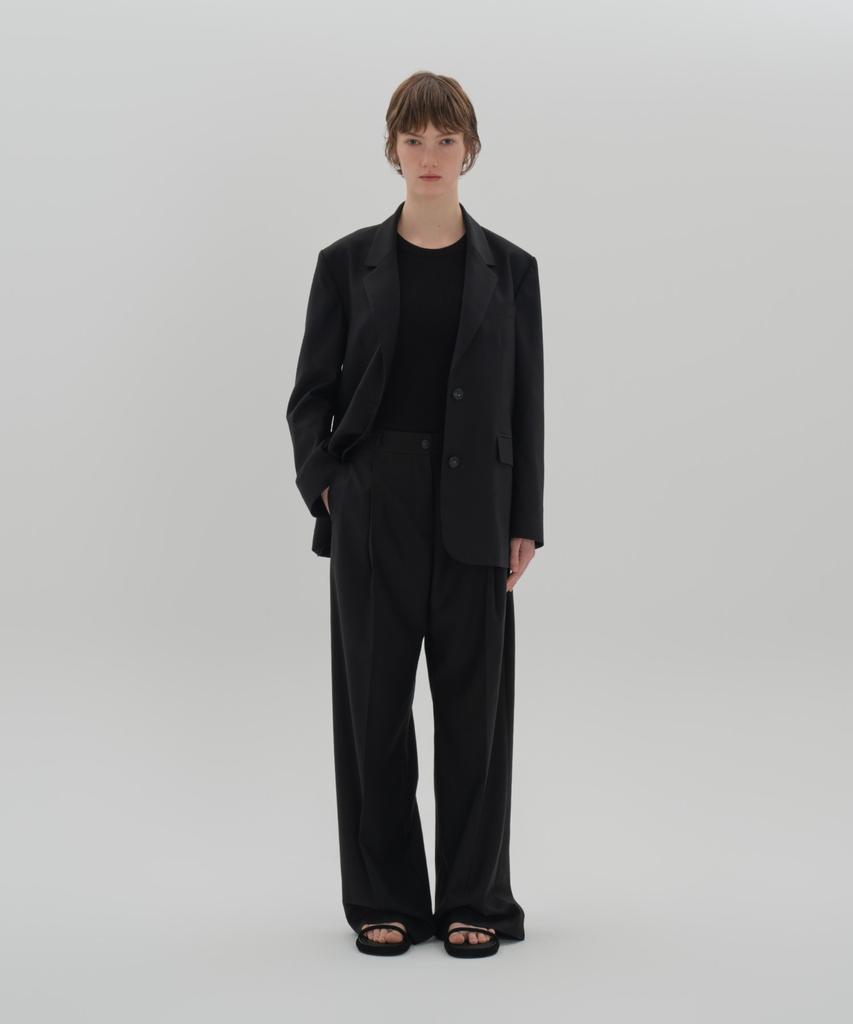 JUN BY JUN K Classic Strap Pants_Black