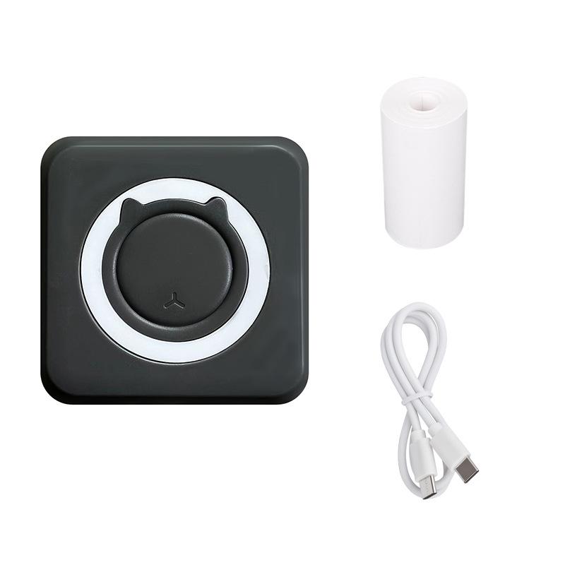 Cross-border Student Pocket Mini Inkless Photo Printer for Data Label and Question Search